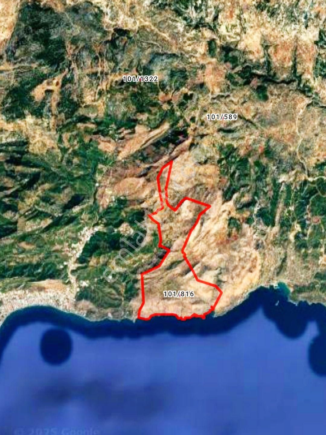 Karahan Emlaktan Mersin Aydıncıkta Denize 1,5 Km+12 Km+18 Km*mesafede*toplam:21.822 M²