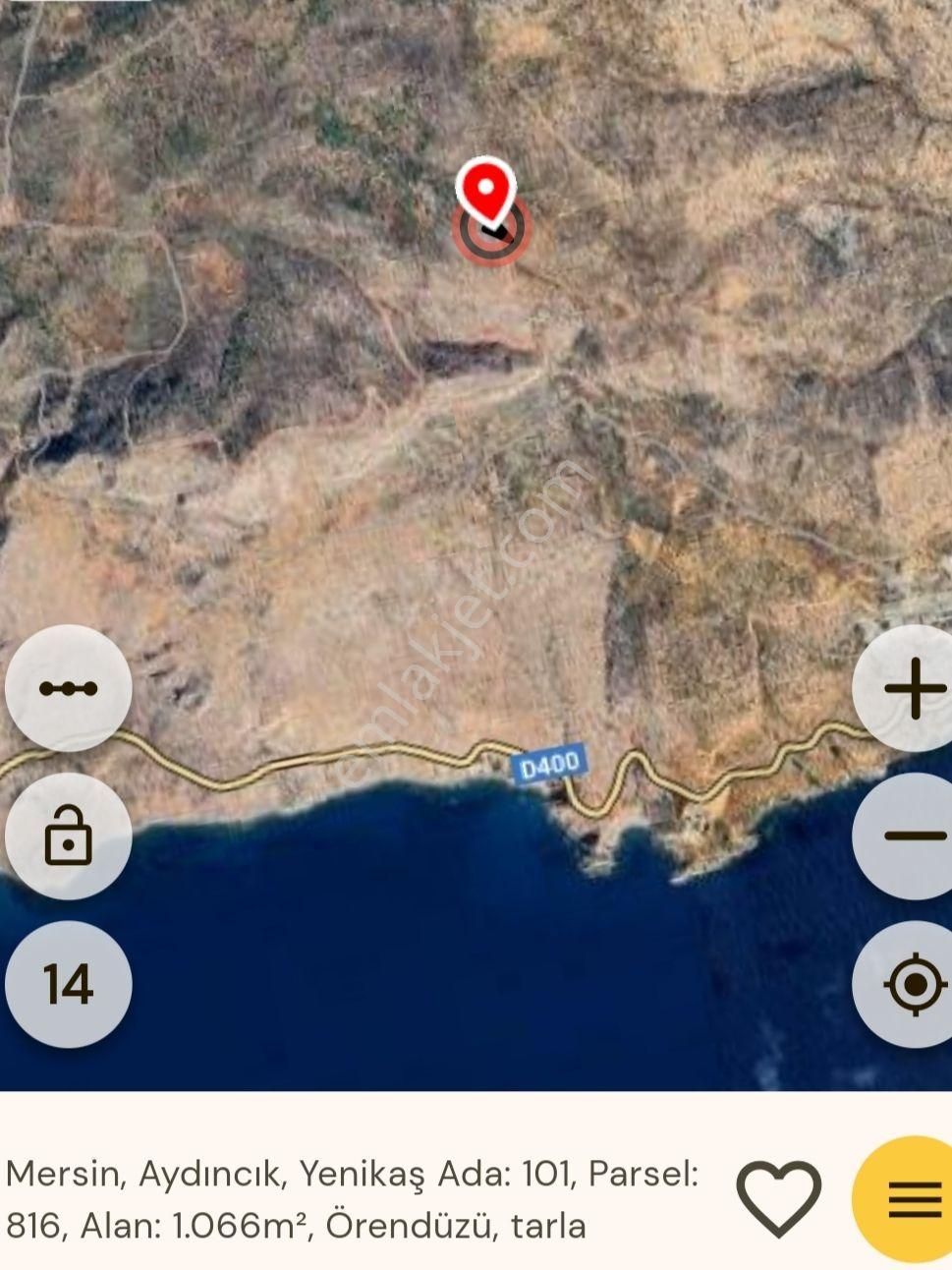 Karahan Emlaktan Mersin Aydıncıkta Denize 1,5 Km+12 Km+18 Km*mesafede*toplam:21.822 M² - Görsel 15