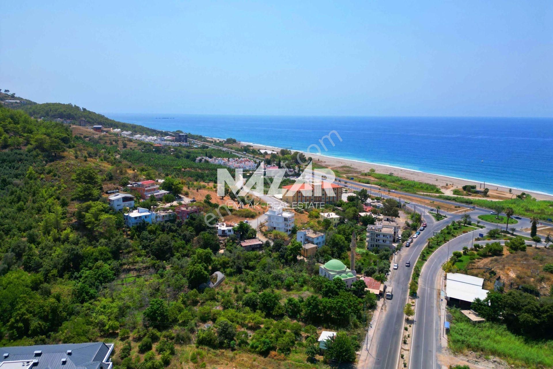 Alanya Demirtaş'ta 1.000 M² Satılık İmarlı Arsa - Denize 300 M.