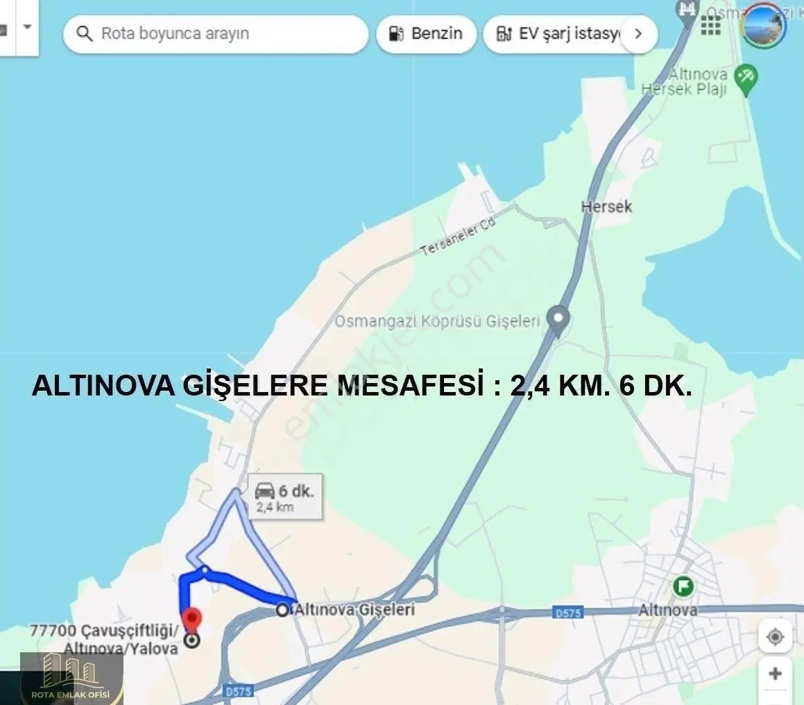 Çavuşçiftliği Güzel Konumda 1400m² Sanayi İmarlı Köşe Arsa - Görsel 7