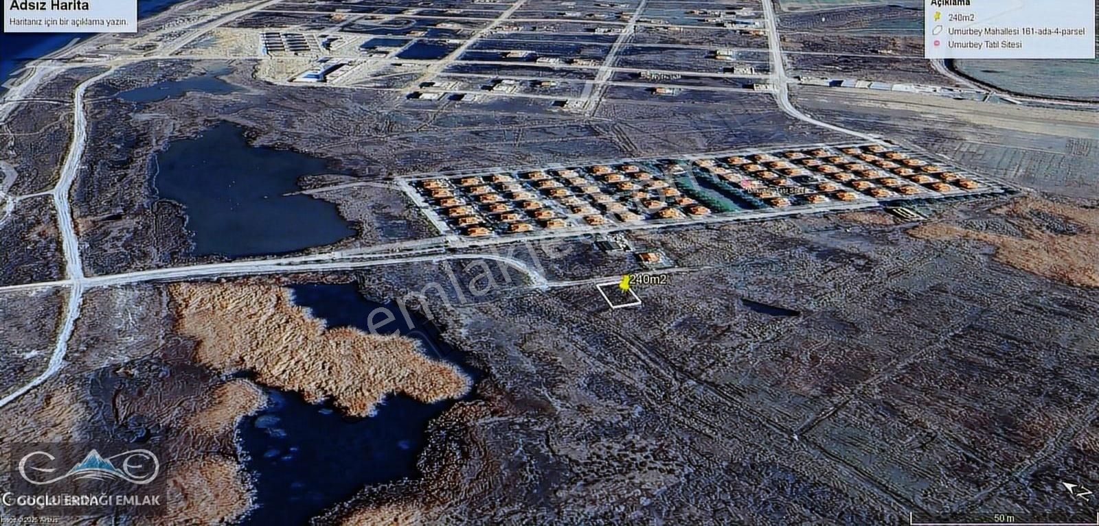 Satılık 240m2 Arsa Lapseki Umurbey'de - Görsel 3