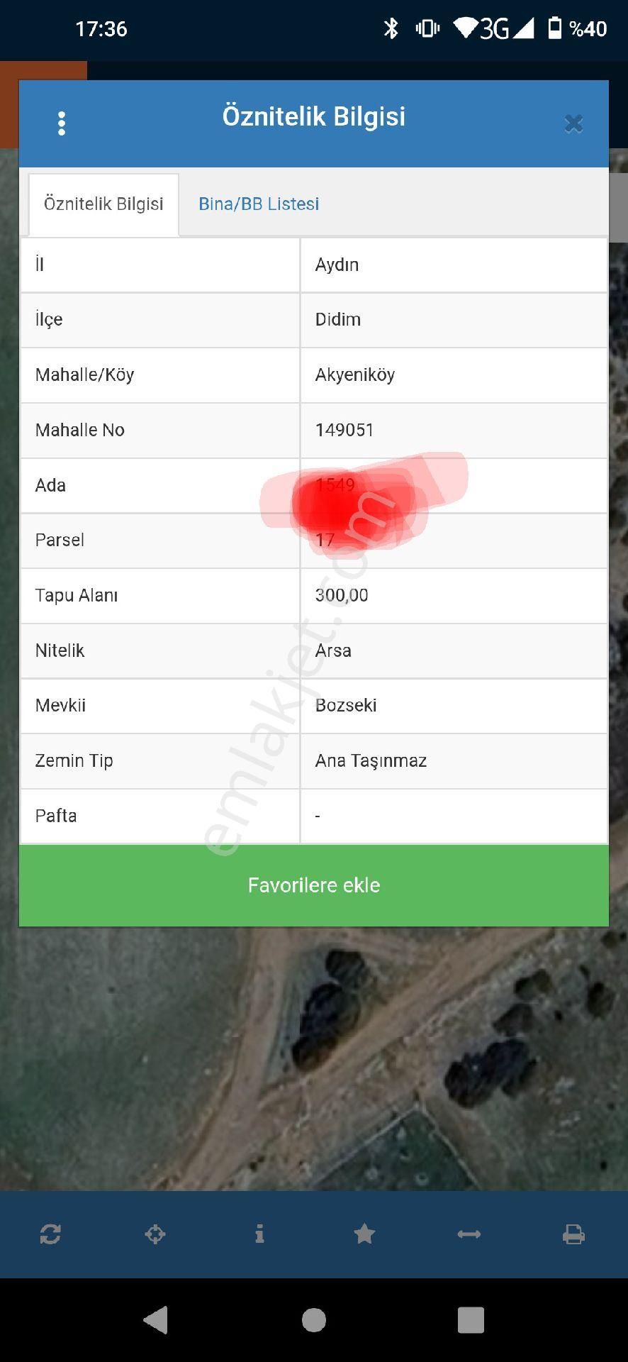 Bozseki De Satılık Arsa
