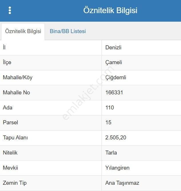 🦋lobby Fortis'ten Satılık Çameli Çiğdemli'de 2505 M² Tarla🦋 - Görsel 6