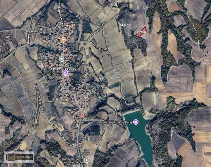 Edirne Meriç Hasırcı Arnavut Köyünde Satılık Tarla 2.822 M2