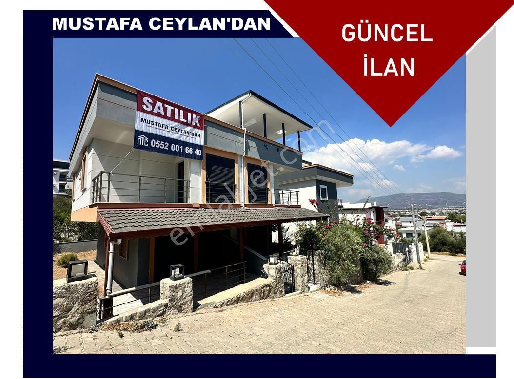 Seferihisar Doğanbeyde Manzaralı 3+1 / 3 Banyolu Bahçeli Villa