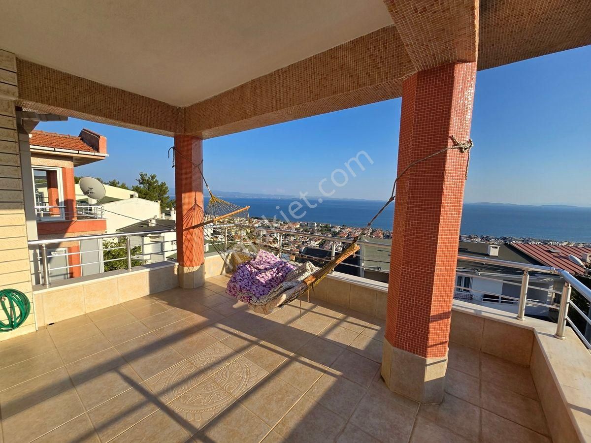 Altınoluk Satılık Villa / Deniz Manzaralı / Merkezde / Özel Yapım / Türk Hamamlı - Görsel 23