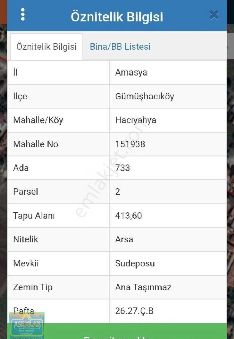 Gümüşhacıköy De Satılık Arsa Toki Arkası Asemlak Satıyor Gümüşhacıköy - Görsel 2