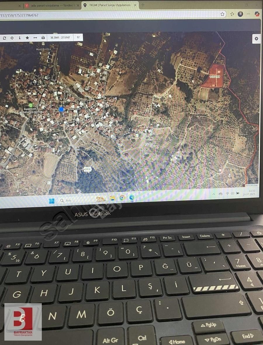 Kemalpaşa Aşağı Kızılca'da 1238 M2 Satılık Paylı Mülkiyet Bağ - Görsel 4
