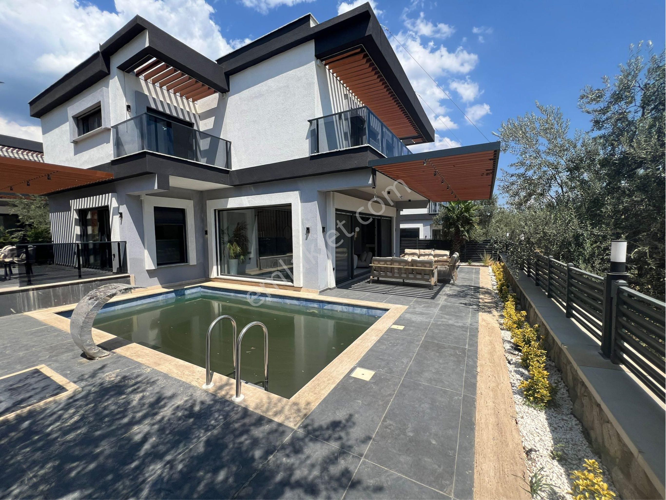🩷cemre Emlaktan Güre'de %25 Peşinat 48 Ay Vade Havuzlu Satılık 5+1 Sıfır Villa🩷 - Görsel 9