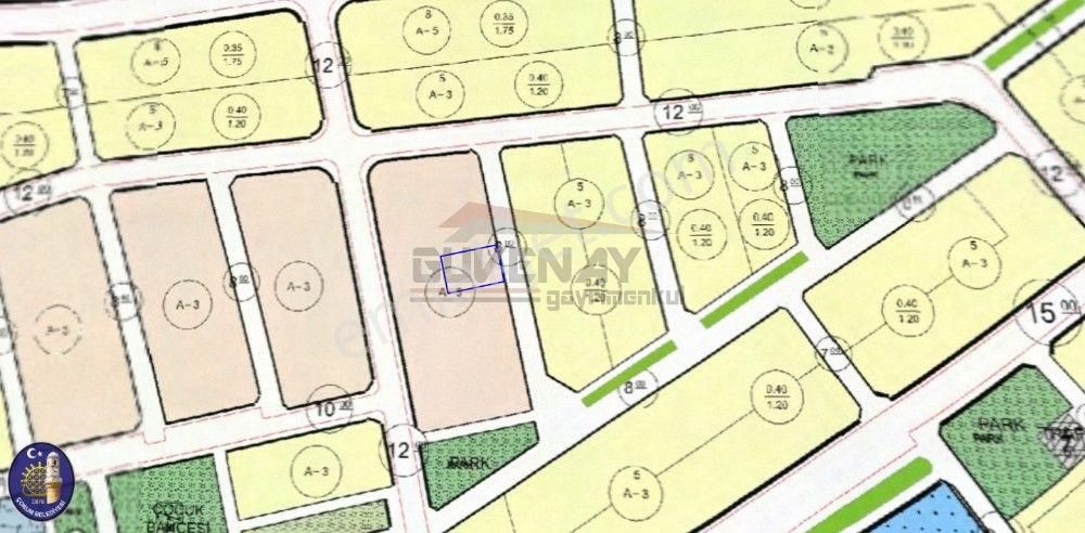 Güvenay - Çorum Kapaklı 300 M² 3 Kat Konut İmarlı Arsa