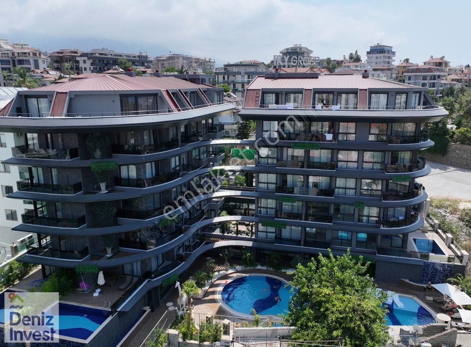 Alanya Kestel Skyline Rezidance 1+1:65m2 Eşyalı Kiralık Daire