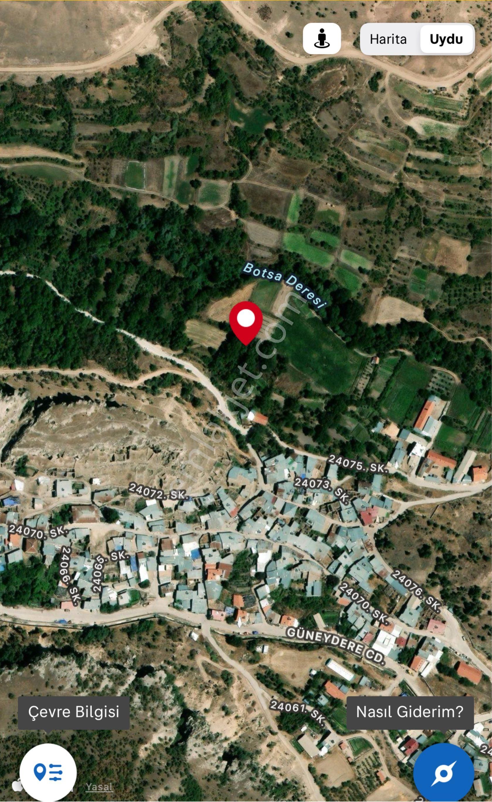 Dere Kenarında Müstakil Tapulu Satılık Bahçe