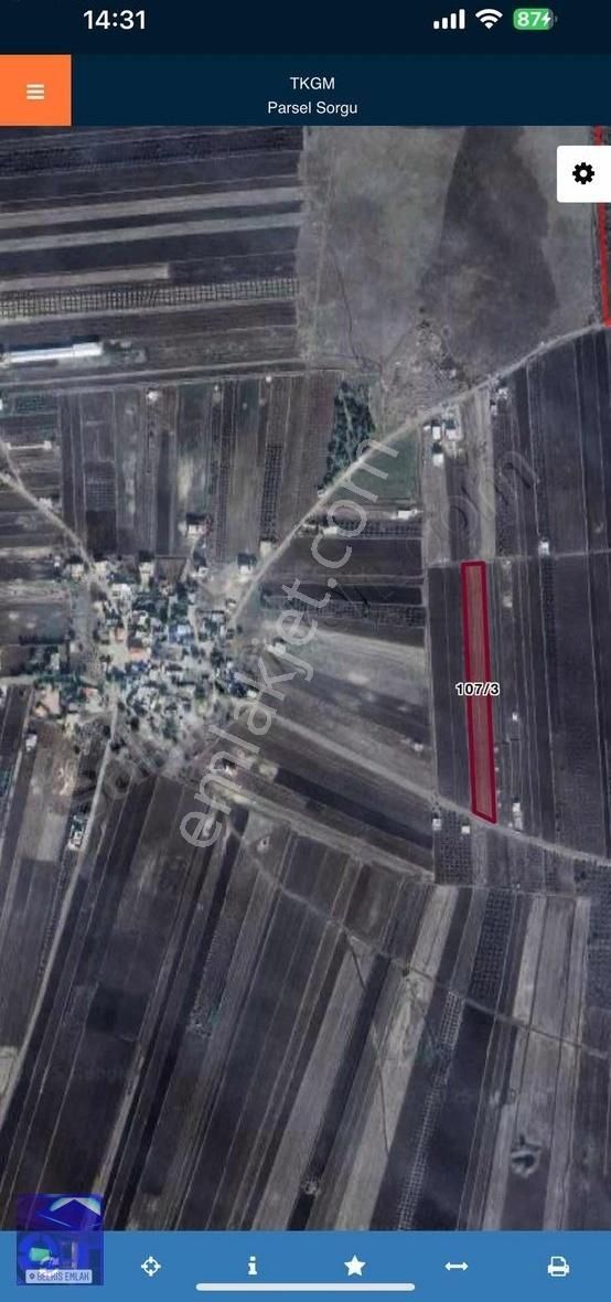 Belkıs Emlak Bozca Asfalt Üzeri Yatırımlık Bağevi Arazi 9.207m2