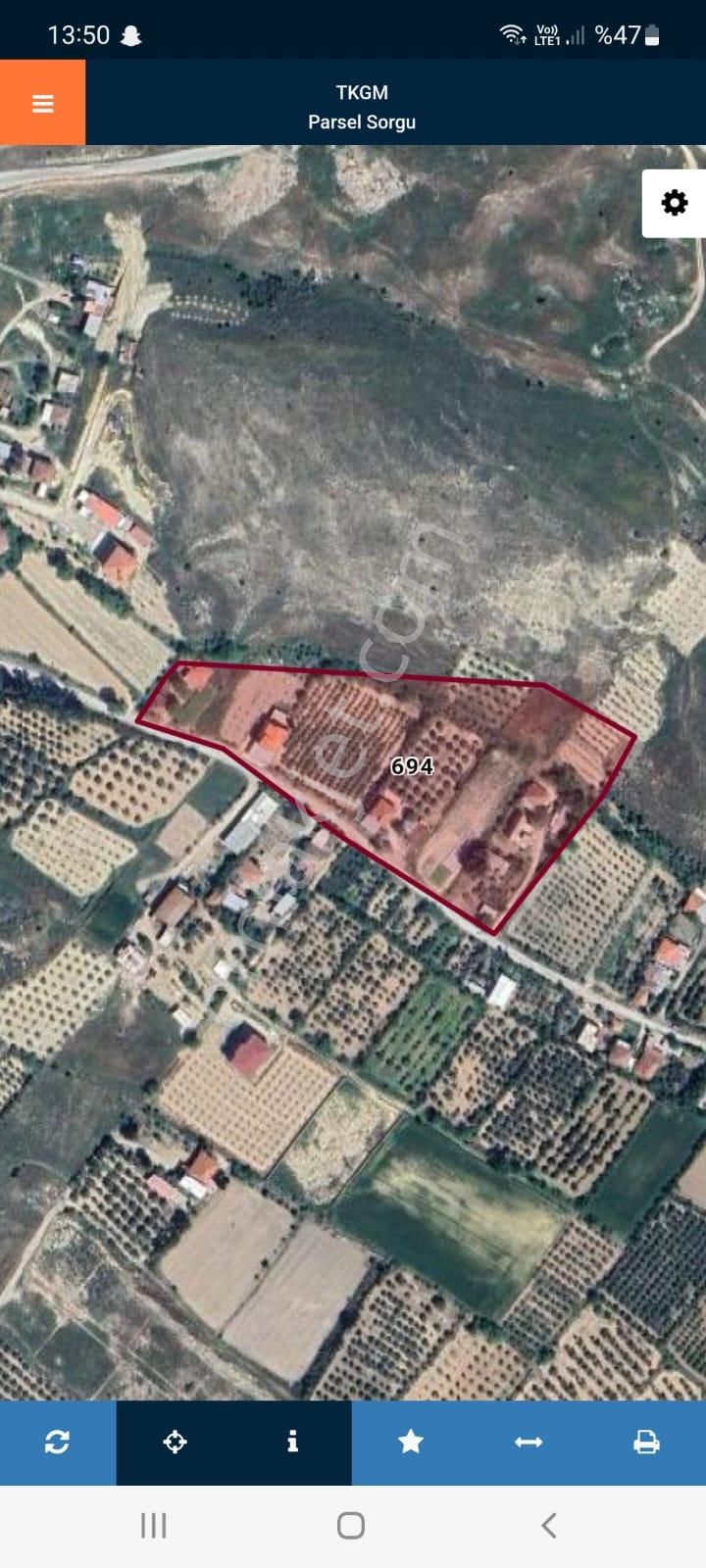 Lobby Fortisten Pamukkale Yeniköyde Satılık 5.412 M2 Nar Bahçesi - Görsel 2