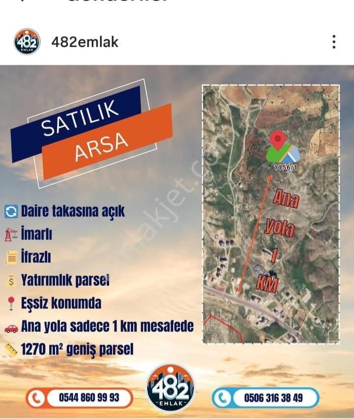 482 Emlak'tan Satılık Uygun İmarlı Arsa