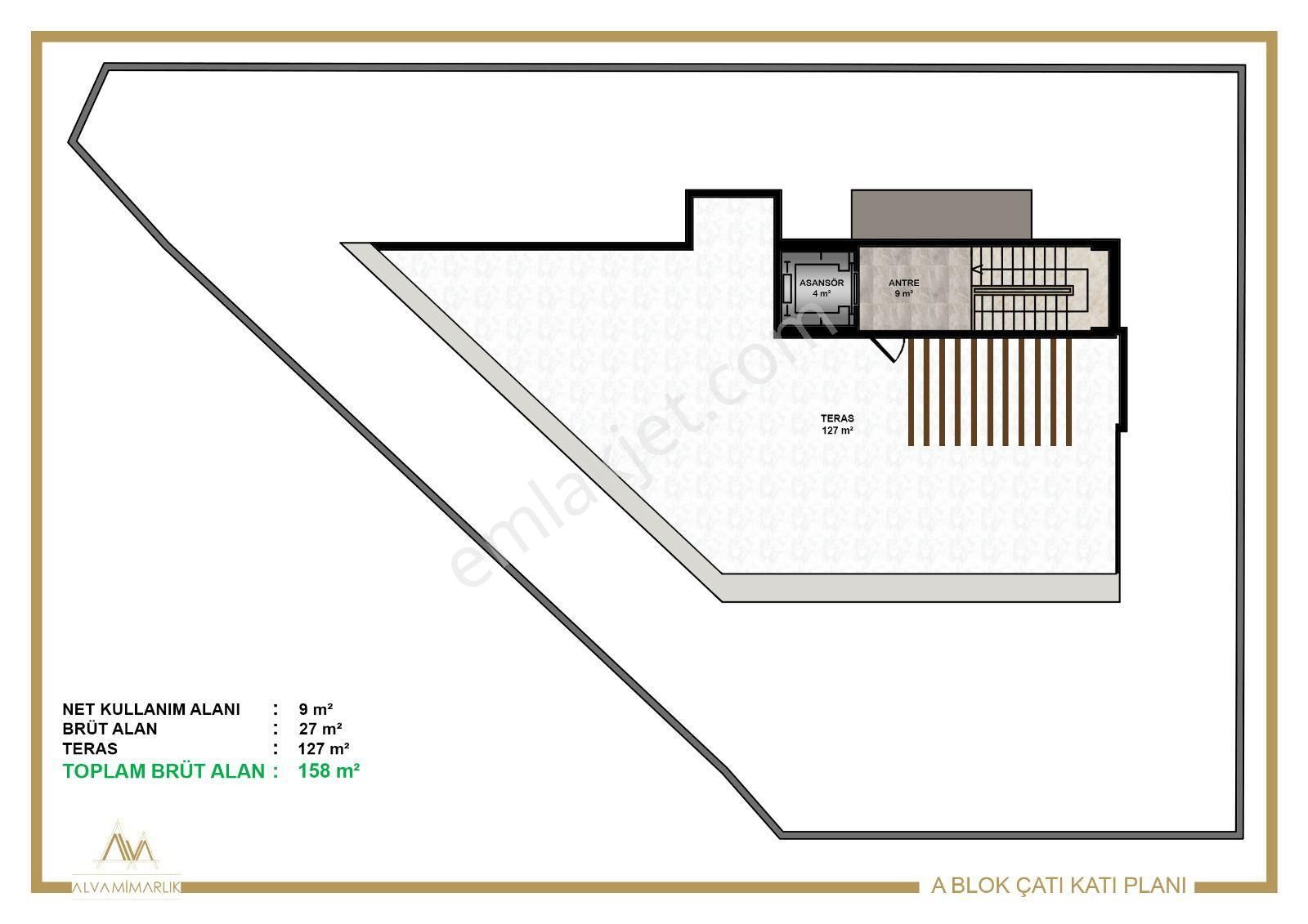 Emlaknomi 3 Katlı Tribleks Villa Asansörlü 519 Metre Arsa İçerisinde 658 Metre Oturum Alanı - Görsel 29
