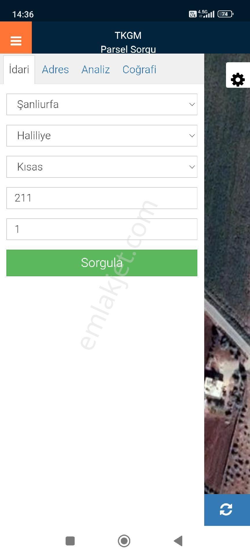 Uğurlu Emlaktan Kısasta Yol Üstünde Satılık Boş Arazi.