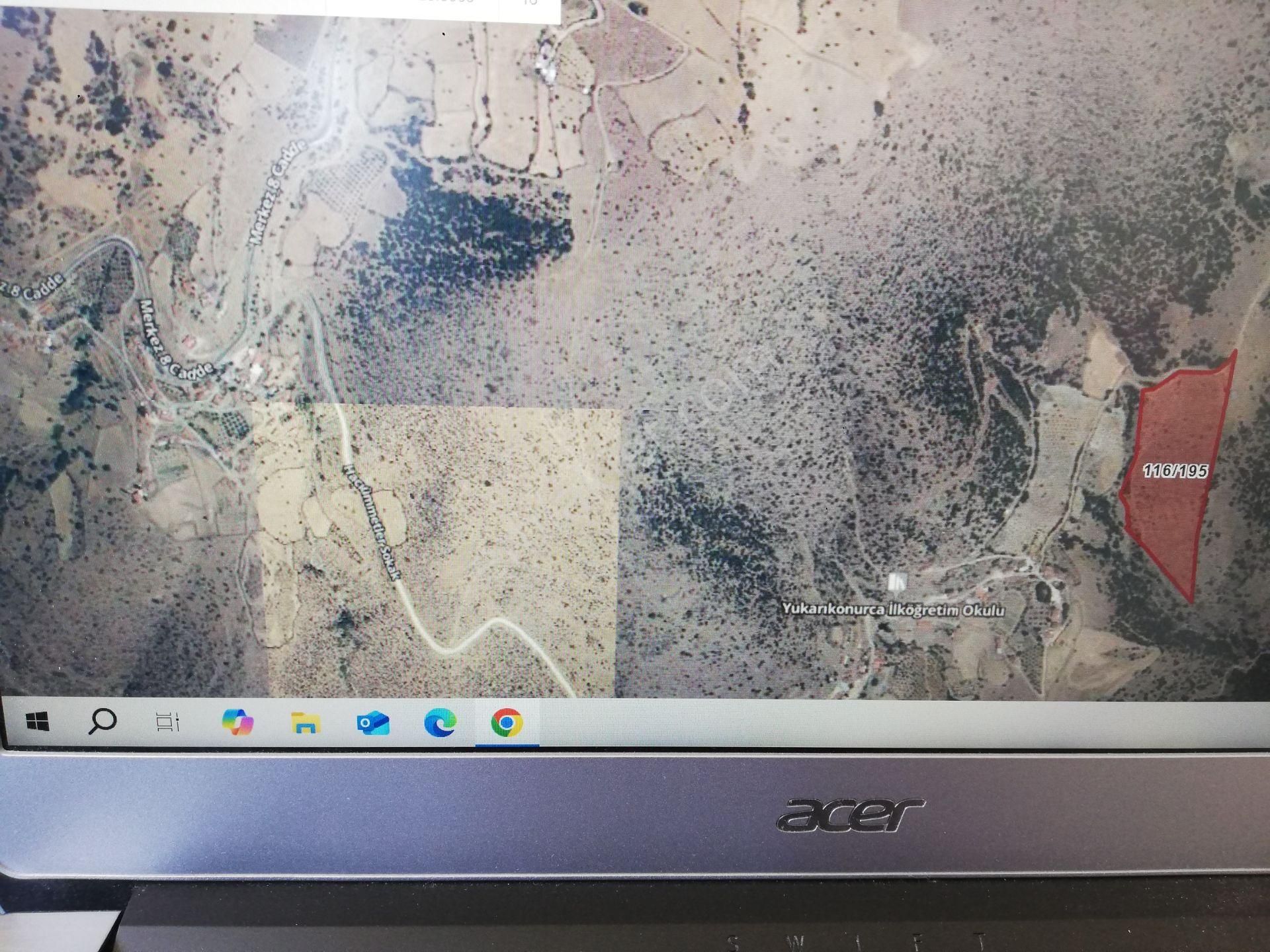 Manisa Konurcada Satılık 30 Dönüm Tarla