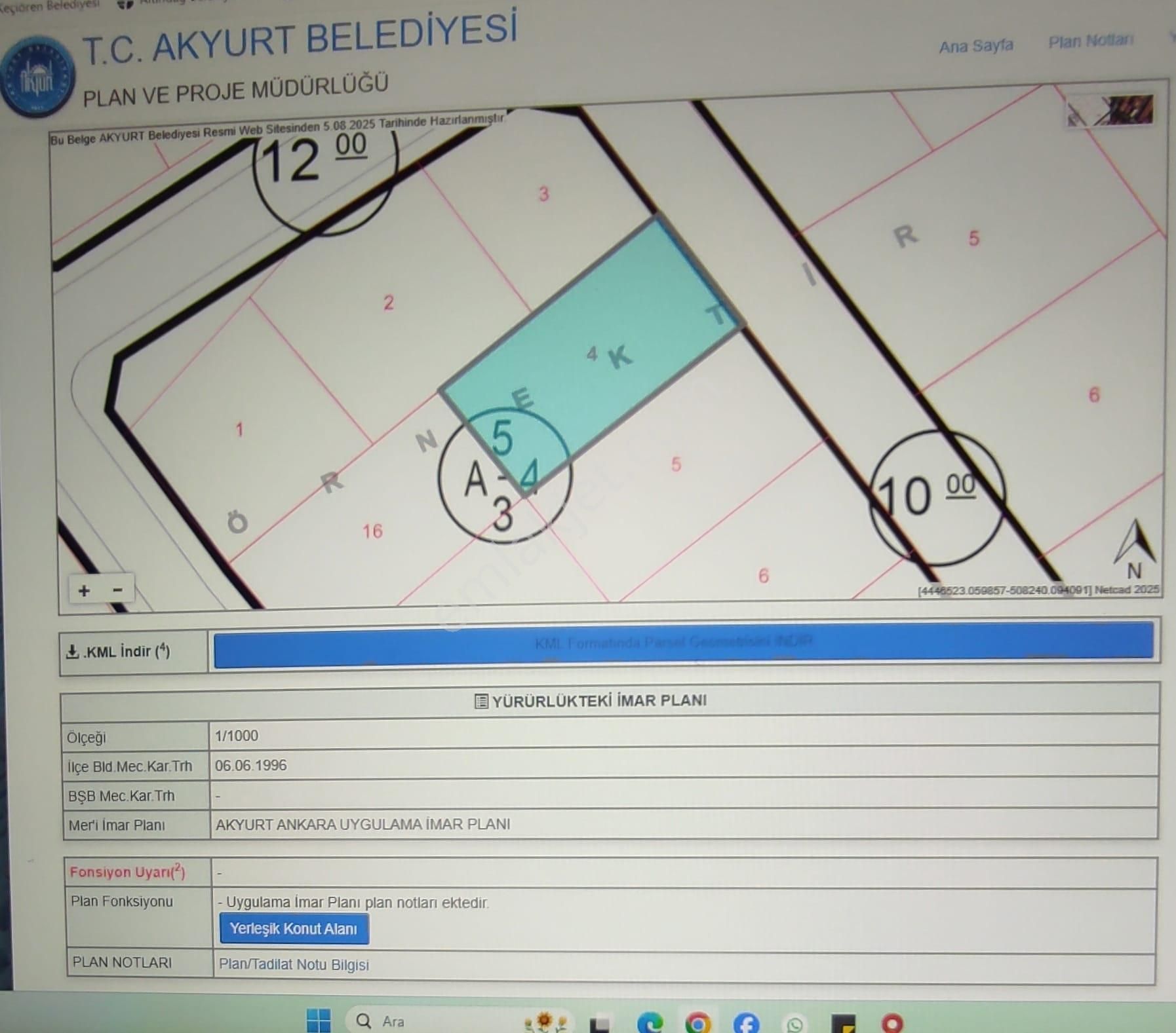 Satılık*akyurt*yeşiltepe*etrafı Yapılı*8 Dairelik*müstakil*arsa* - Görsel 6