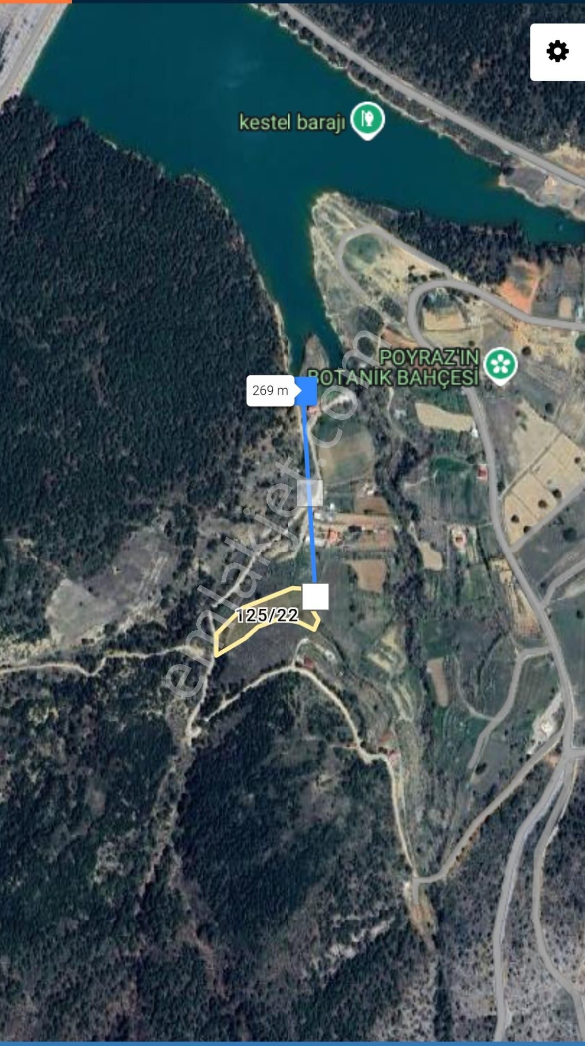 Kadınhanı Kestelde 4.795m2 Bahçe Baraja 300 Metre