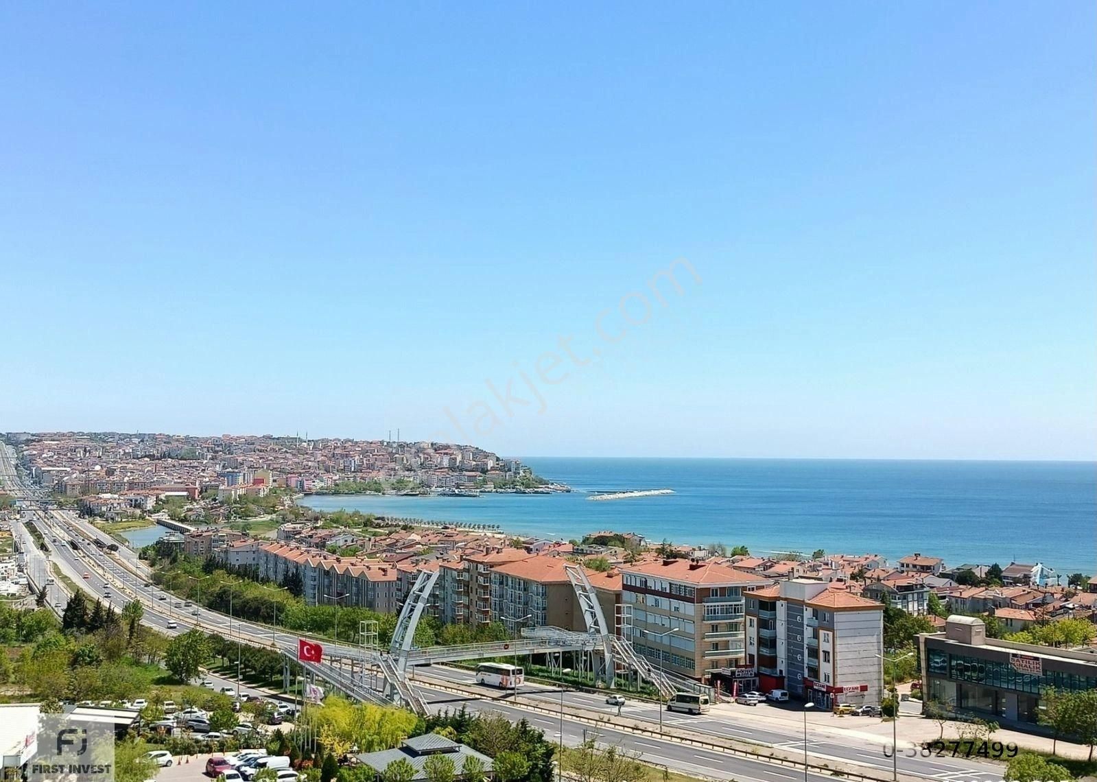 Silivri'de Panoramik Deniz Manzaralı Kiralık Ultra Lux 3+1 Daire