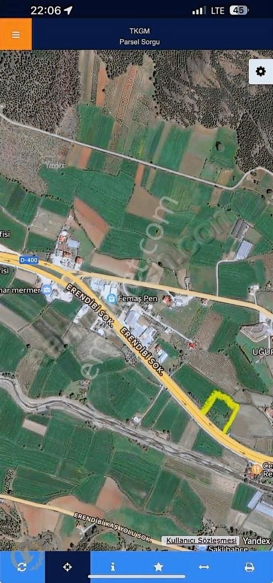 Seydikemer Anayol Cepheli Ticari Arsa 1010 Mt Kare Satılıktır.