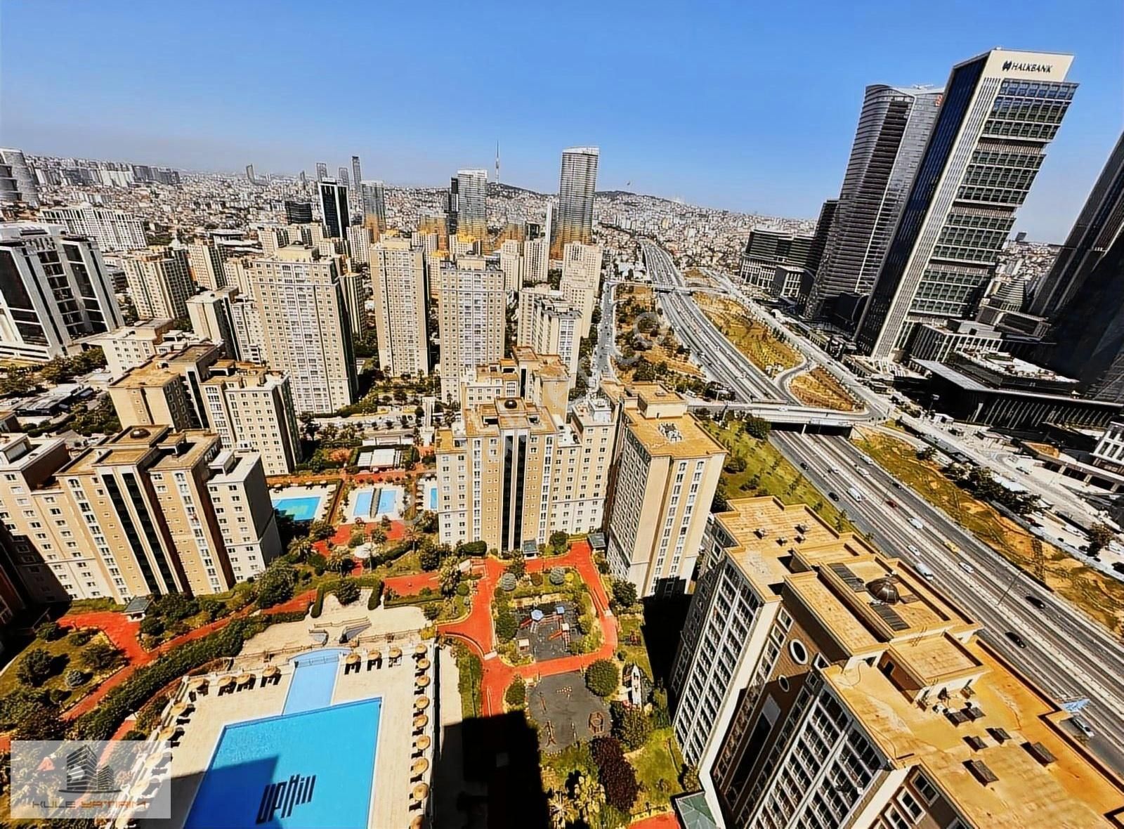 Uphill Towers 2+1 Yüksek Kat Güncel Taşınmaya Hazır Ofis