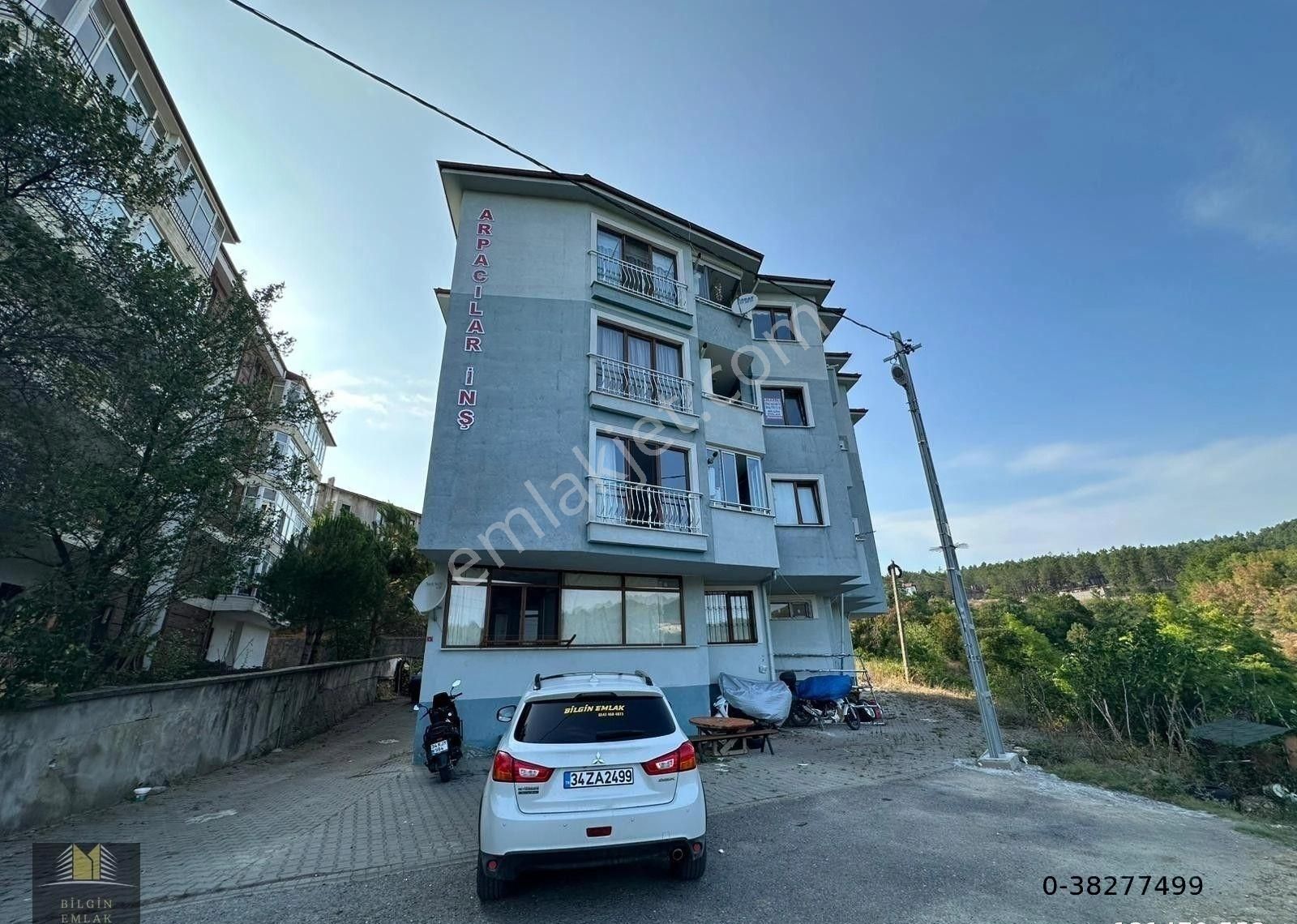 Bilgin Emlaktan Merkezi Konumda Çift Wc Lii Çift Balkonlu Kiralık 2+1 Daire