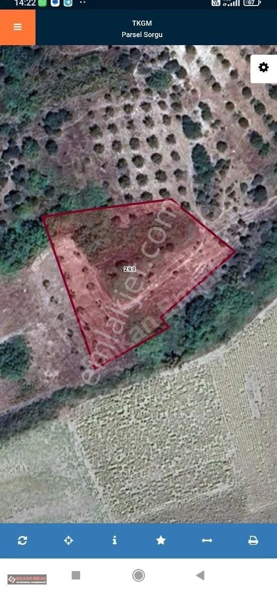 Karacabey Çamlıca Da Satılık Yatırımlık Tek Tapu 2350m² Tarla