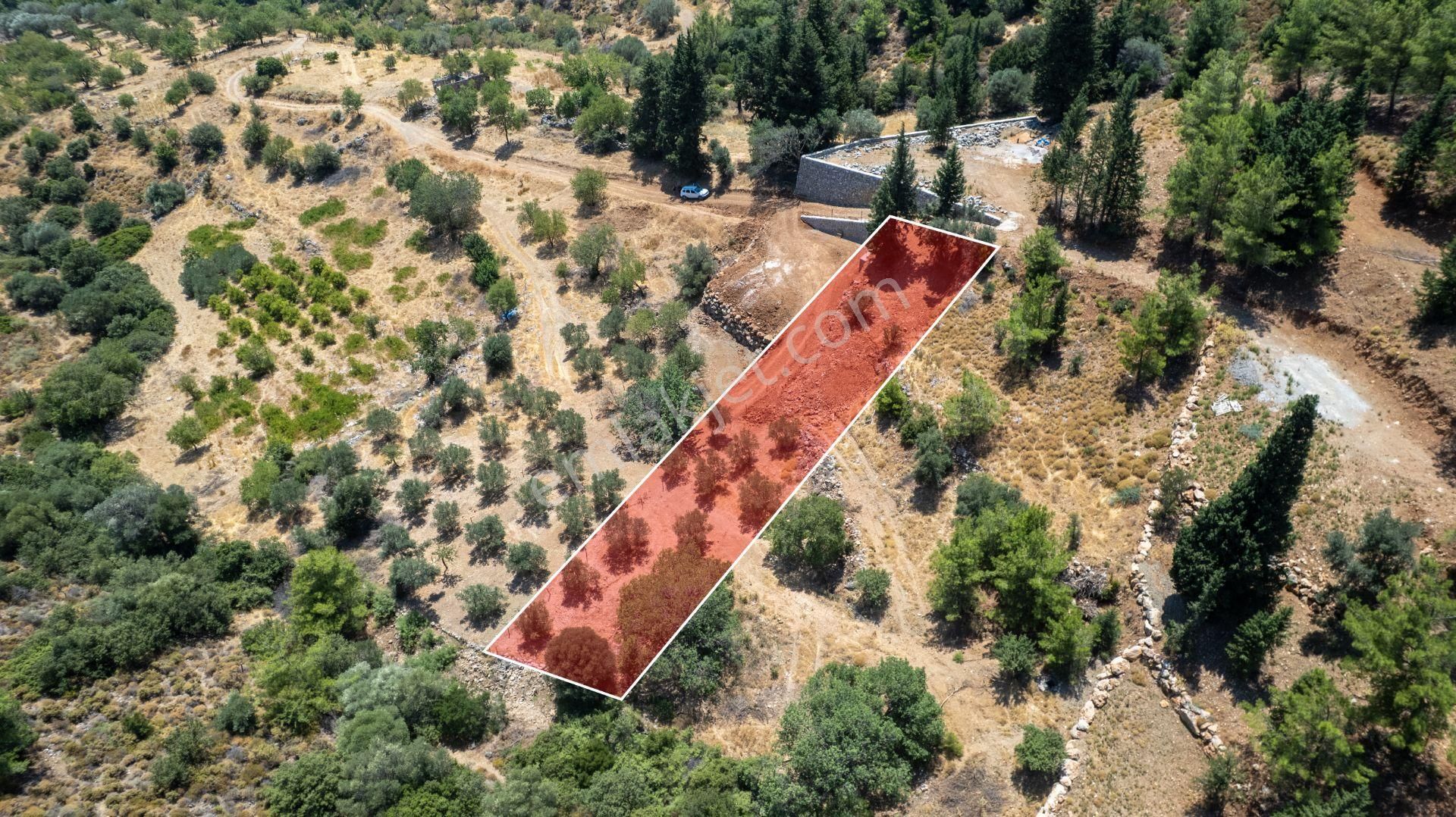 Datça Hızırşah'ta Satılık 916,40m2 Zeytinlik Tarla - Görsel 19