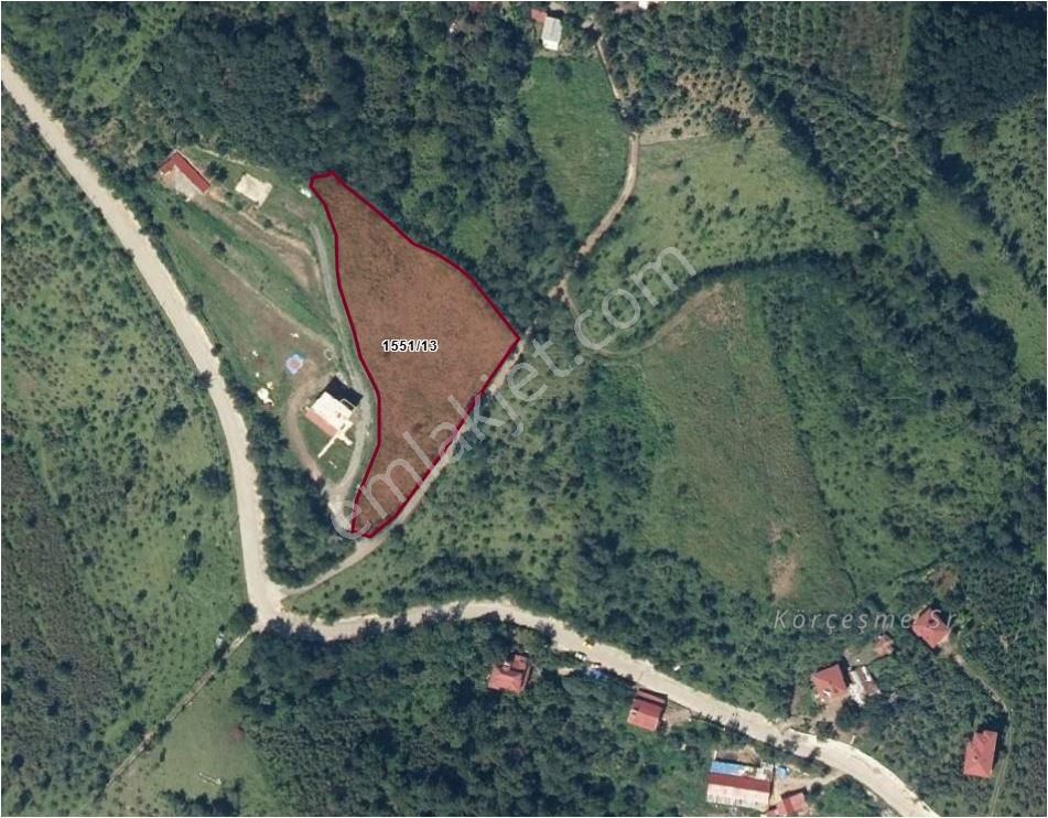 Ordu Perşembe Çerli Mahallesinde Satılık Deniz Manzaralı Arsa