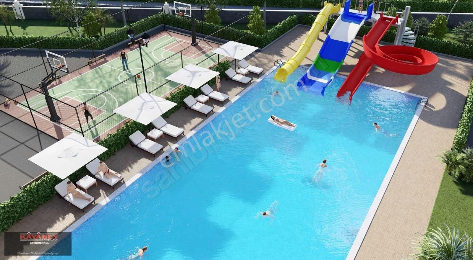 Avsallar'da Sıfır Yapı 2+1 Kapalı Havuz+aqua,fıtnes Sauna Hamam - Görsel 17