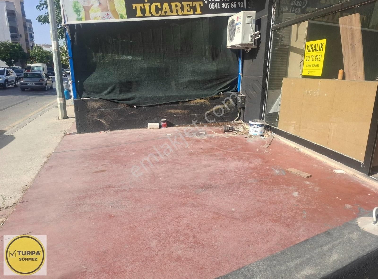 Turpa Sönmezden Önü Bahçeli Harika Kiralık Dükkan