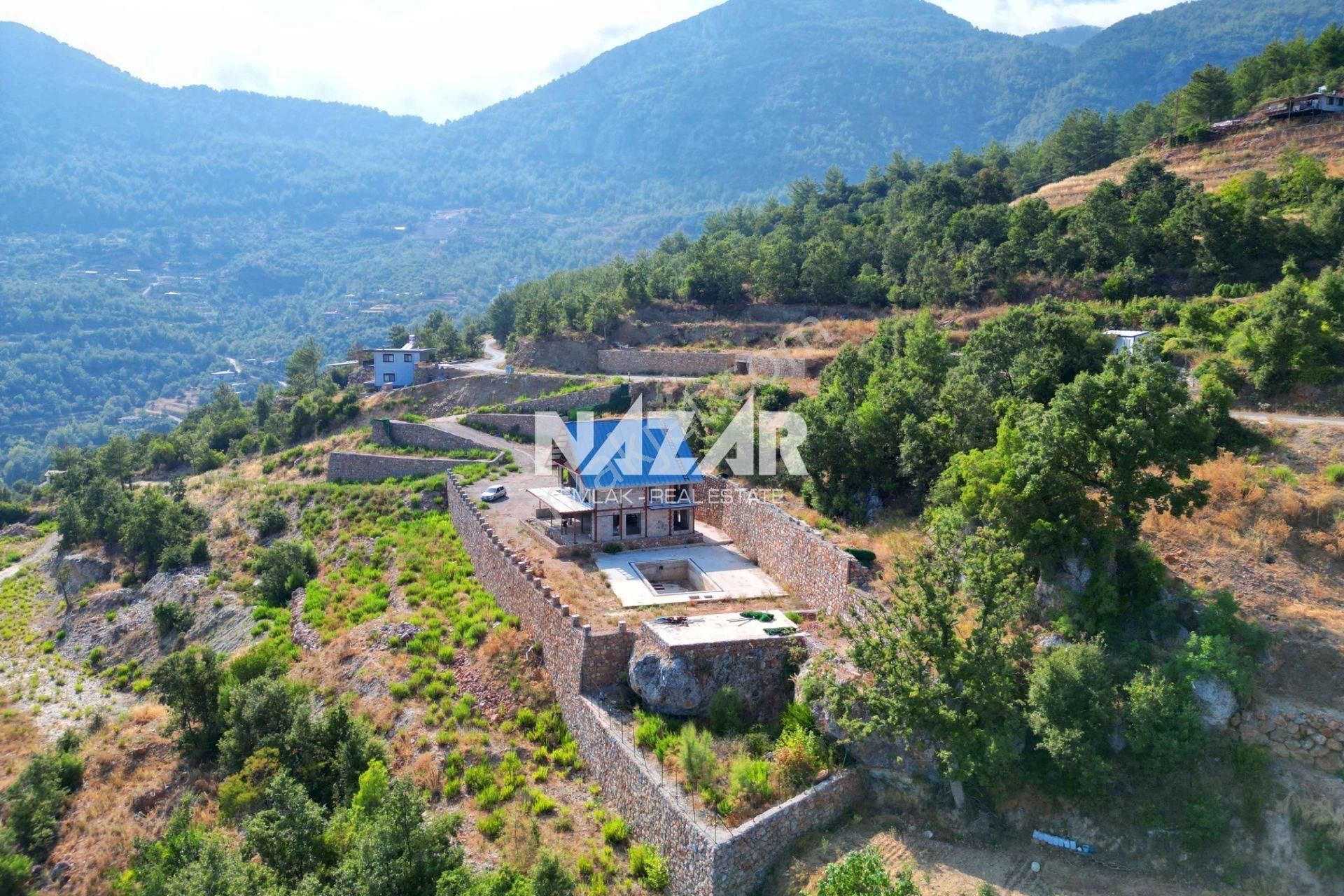Alanya Akçatı'da 2.950 M² Satılık Tarla Ve 3 Katlı Müstakil Ev - Görsel 14