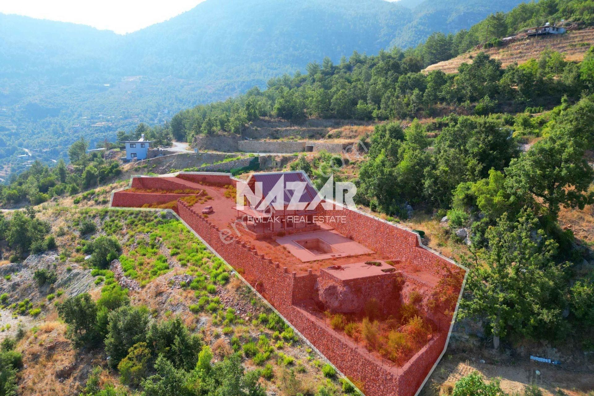 Alanya Akçatı'da 2.950 M² Satılık Tarla Ve 3 Katlı Müstakil Ev - Görsel 3