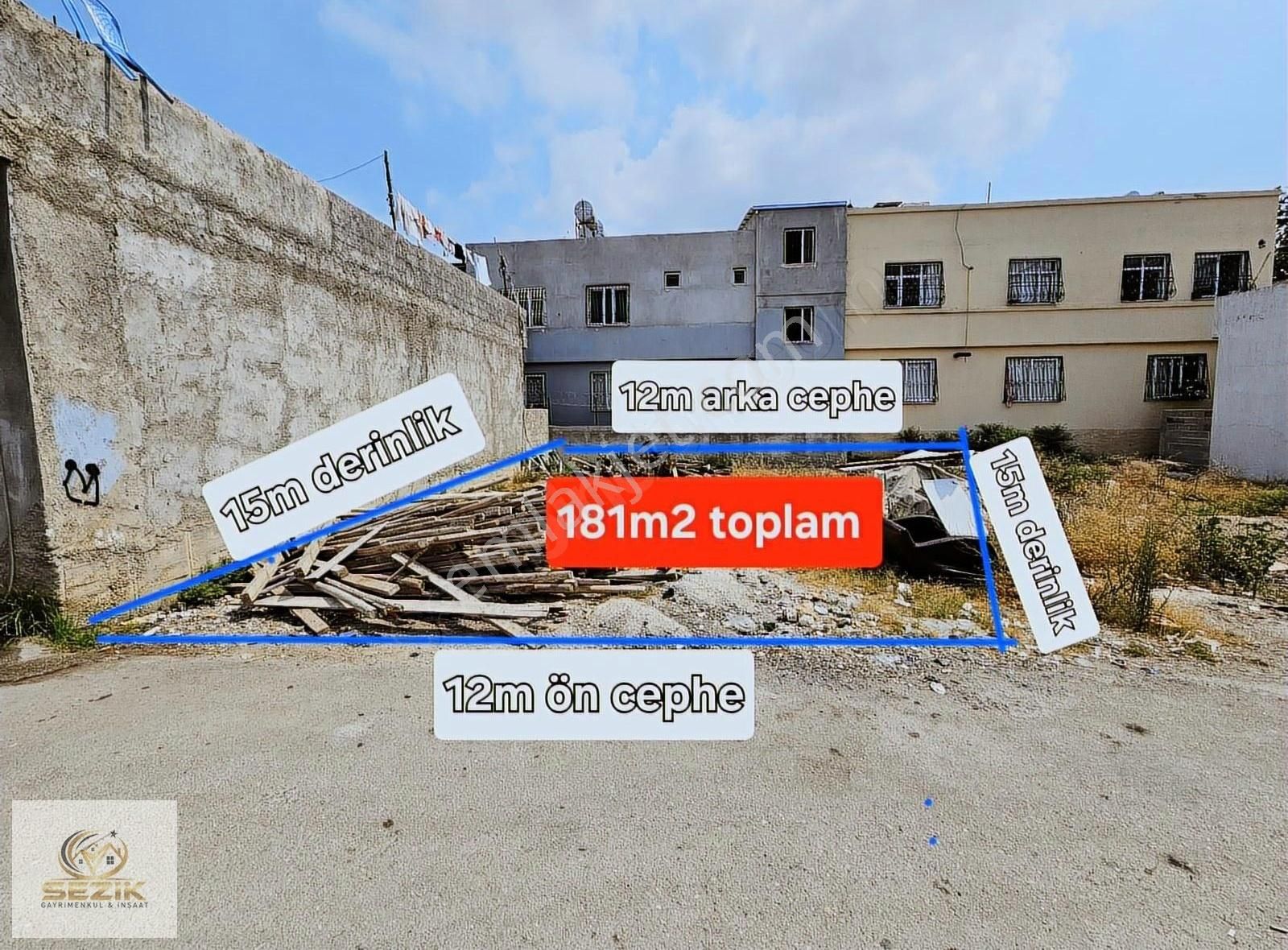 Akkapı Mh Yeni Yerleşim Yeri 181 Mt Arsa Acil Satılık