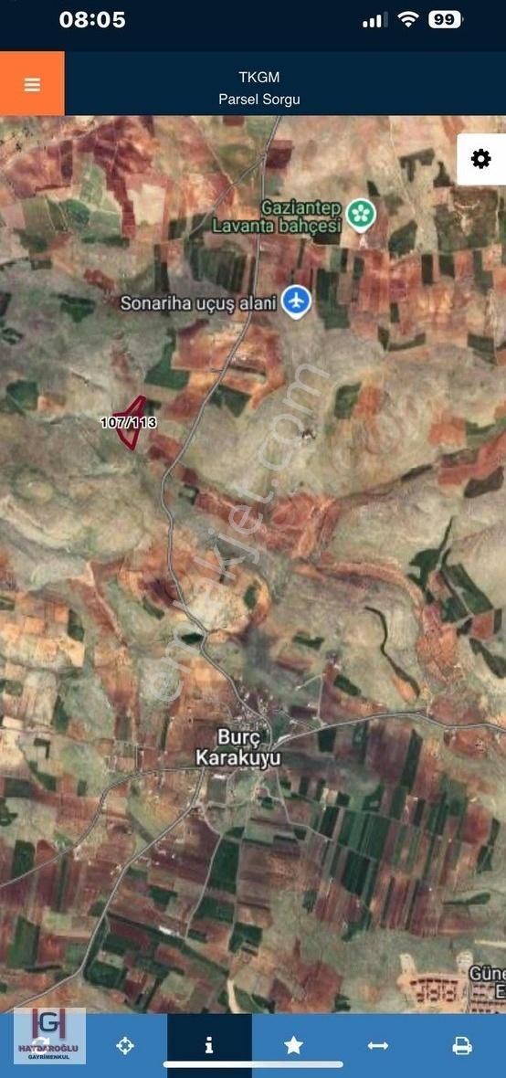 Burçkarakuyu Mh. 24.900.m Satılık Arazi