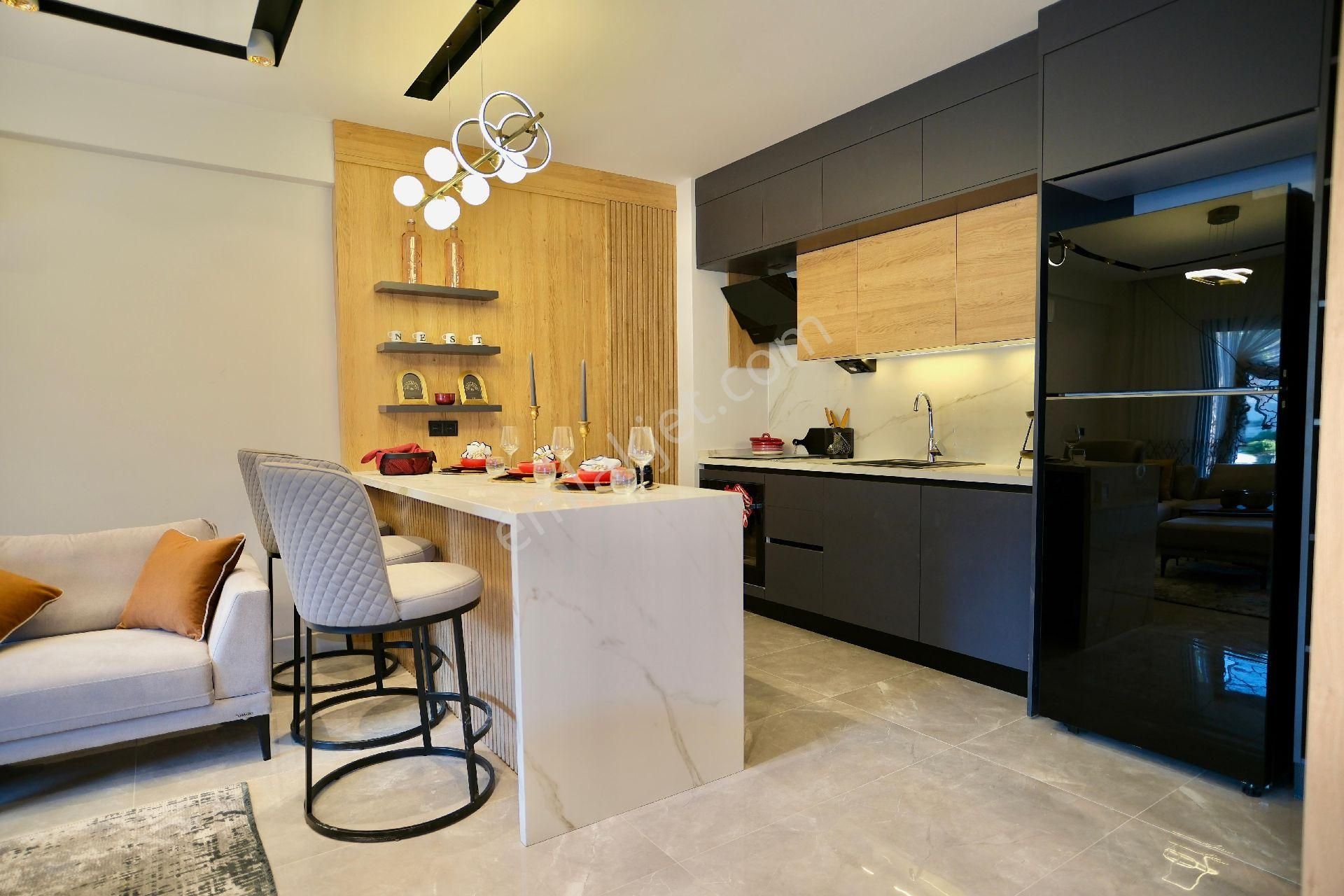 Havuzlu Site Şık Modern Daire - Görsel 15