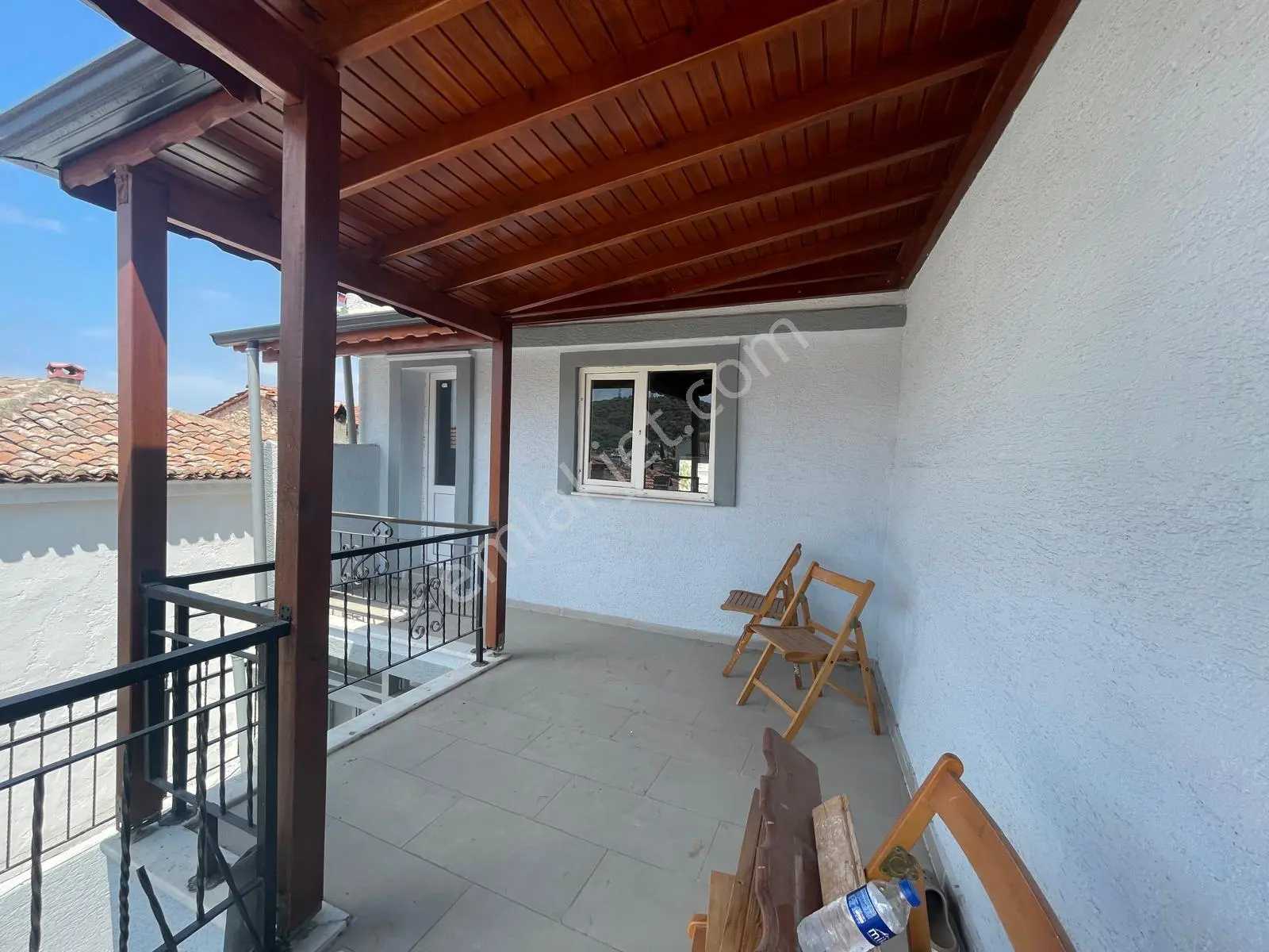 Ayvada'dan Ayvalık Merkez'de Deniz Manzaralı Avlulu 2+1 Rum Evi - Görsel 23