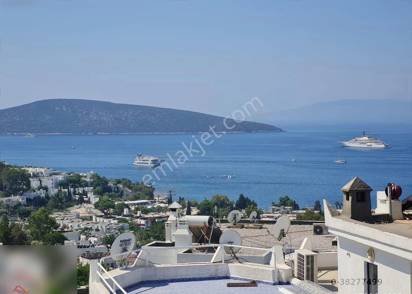 Bodrum Kumbahçe De Satılık Deniz Manzaralı Dubleks