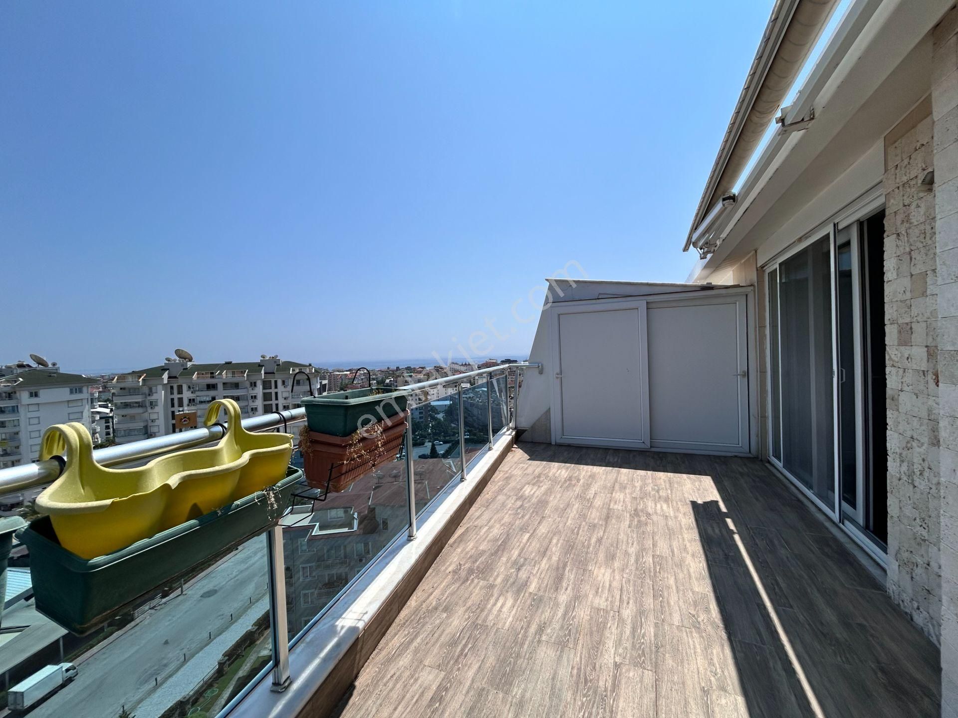 Alanya Cikcillide Satılık 3+1 Deniz Manzaralı Ful Konsept Daire - Görsel 20