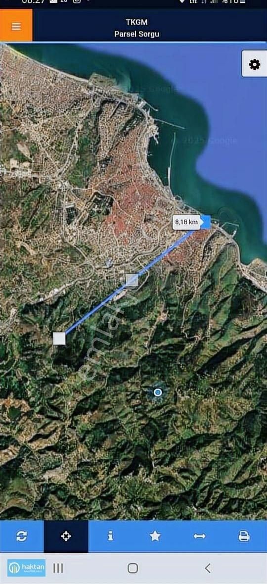 Samsun Canik Gültepede 17.000 M2 Deniz Manzaralı Satılık Tarla - Görsel 3