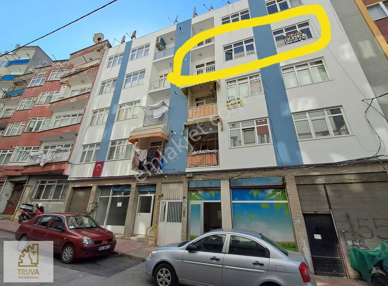 Truva//gençlik Parkı Üstünde, Ara Kat, Bakımlı 2+1 Kiralık Daire