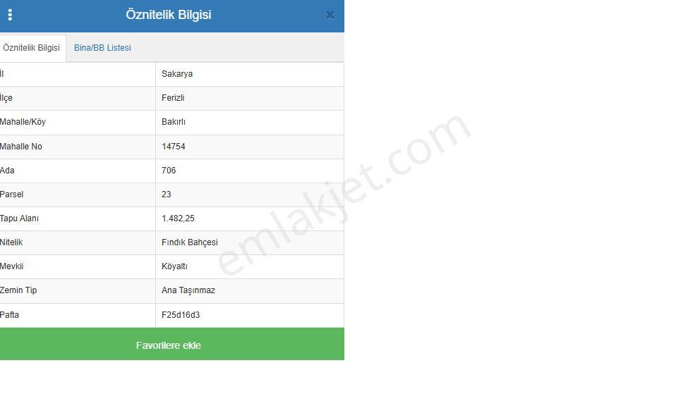 Ferizli Bakırlı'da Köy Evi + Bahçesi + Arkasında Fındıklık - Görsel 2