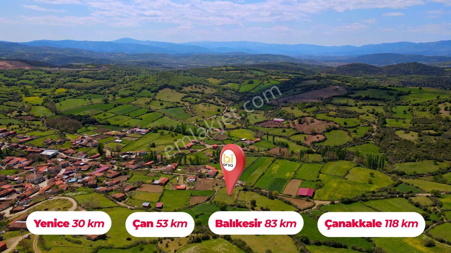 Çanakkale Yenice Boynanlar'da 156 M² İmara Sınır Tarla - Görsel 5