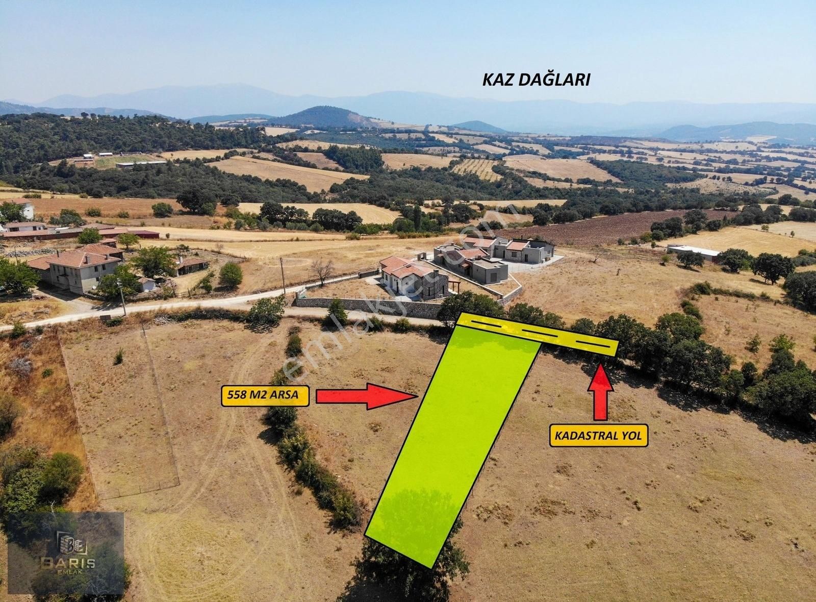 Çanakkale Bayramiç Bıyıklı Köyünde Satılık İmarlı Arsa - Görsel 5
