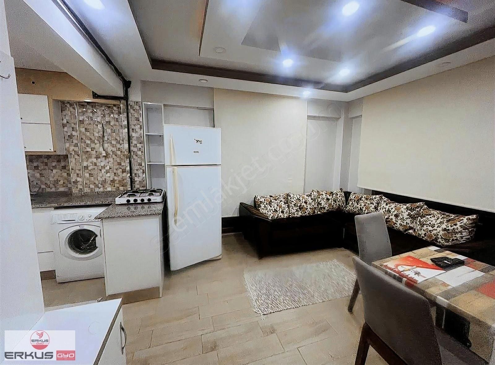 Erkuş Gyo Dan Adalet Mahallesinde Eşyalı 1+1 Kiralık Apart