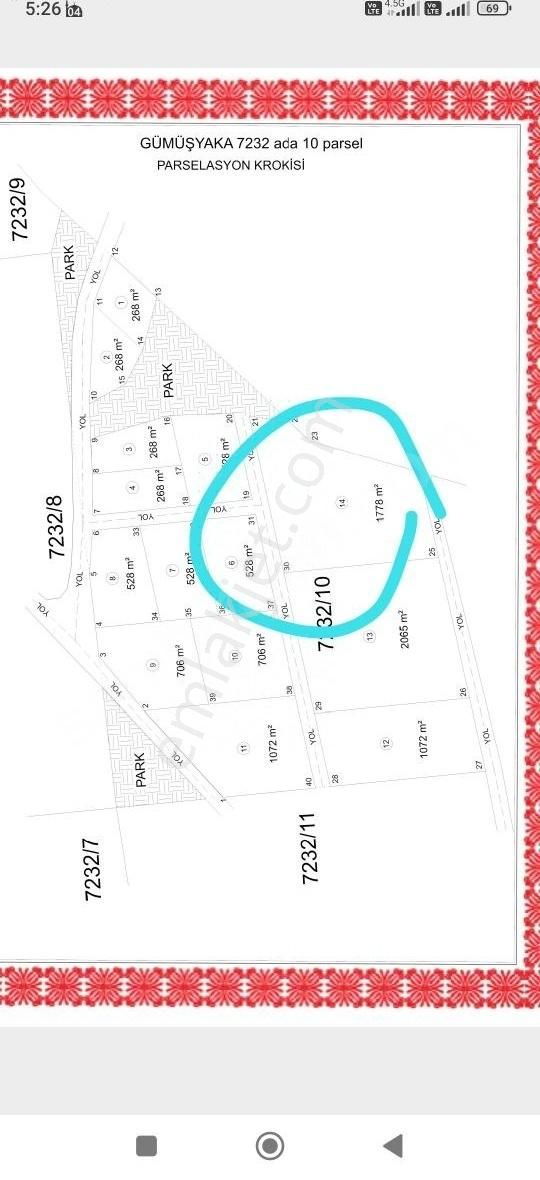Kelepir 1778 M2 Çaplı Muvafakatnameli Tarla