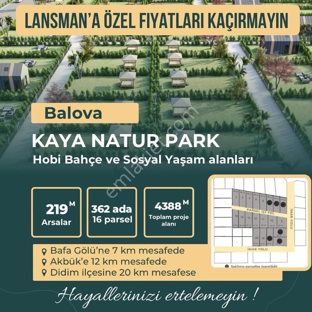 Didim Akyeniköyde Acil Satılık Turizim Konut İmarlı Arsa - Görsel 4