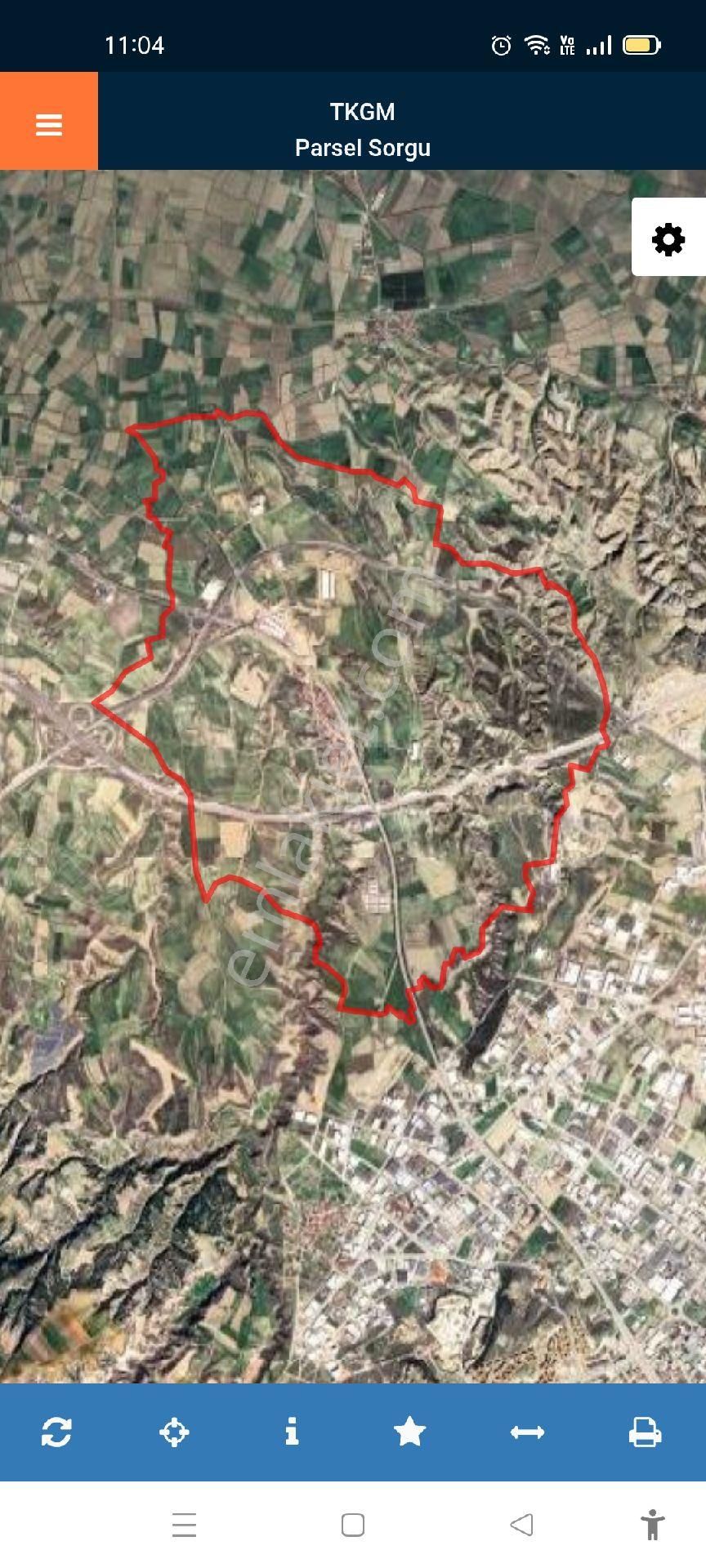 Denizli Kumkısıkta Sanayii İmarlı 11200m2 Arsa - Görsel 3
